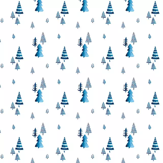Bettwäsche Tannenwald - blau