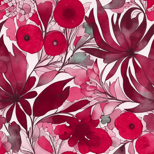 Red Fantasy Summer Garden