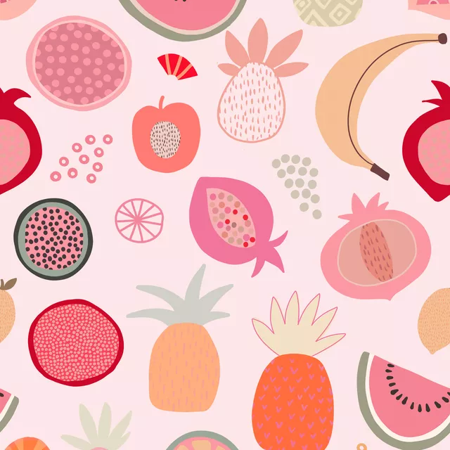 Servietten Exotic Fruit Paradise pink