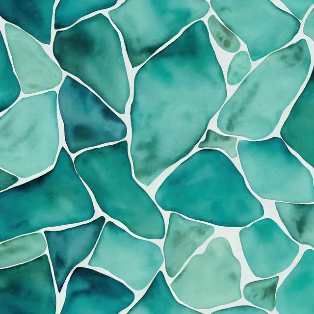 Sea Glass emerald green