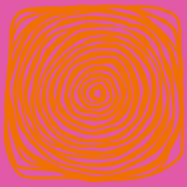 Kissen Circular Fun Pink Orange