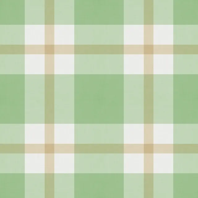 Tischdecke Plaid Green Beige
