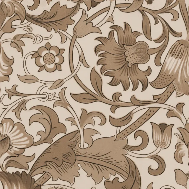 Kissen William Morris Beige