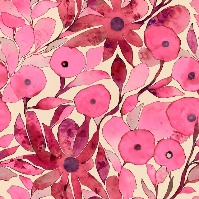 Bankauflage Fancy Flower Fun pink