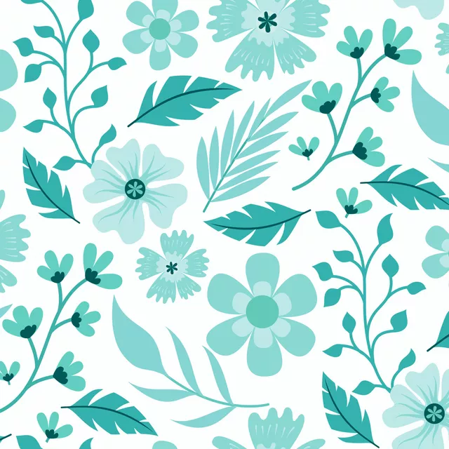 Kissen Scandi Flowers mint