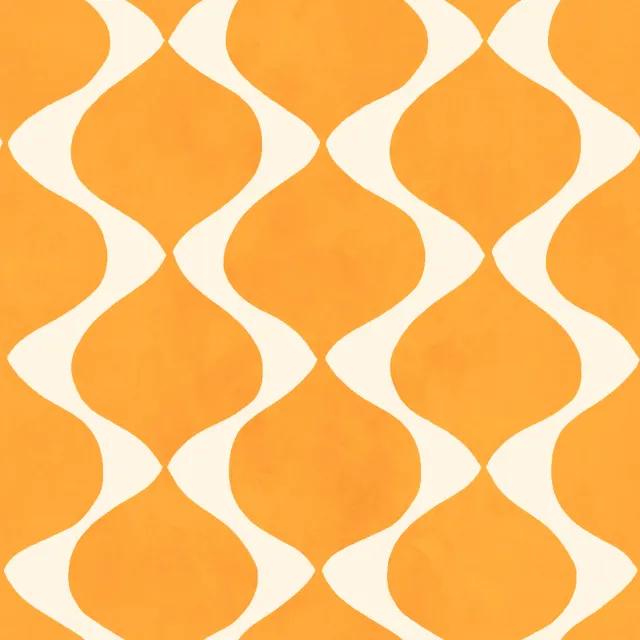 Mediterranes Mäander Orange