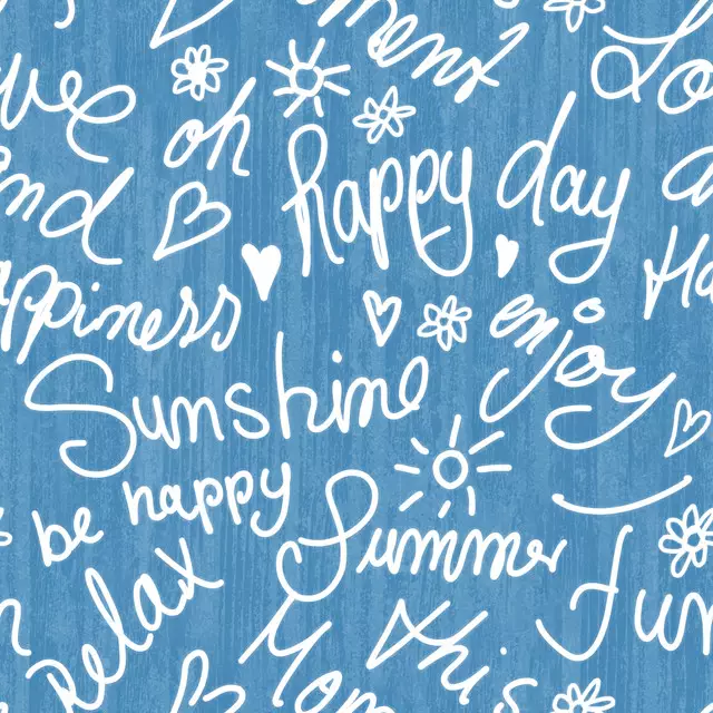 Summer Sunshine blue white