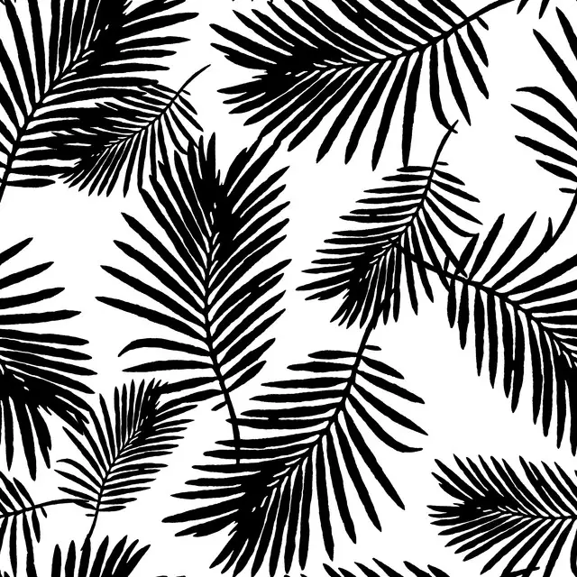 Tropical Summer Palm Leaf