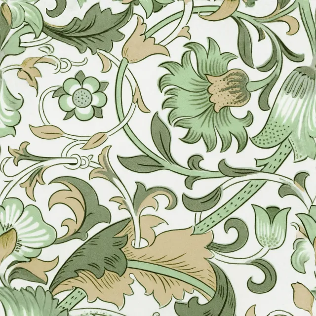 Kissen William Morris Green Beige
