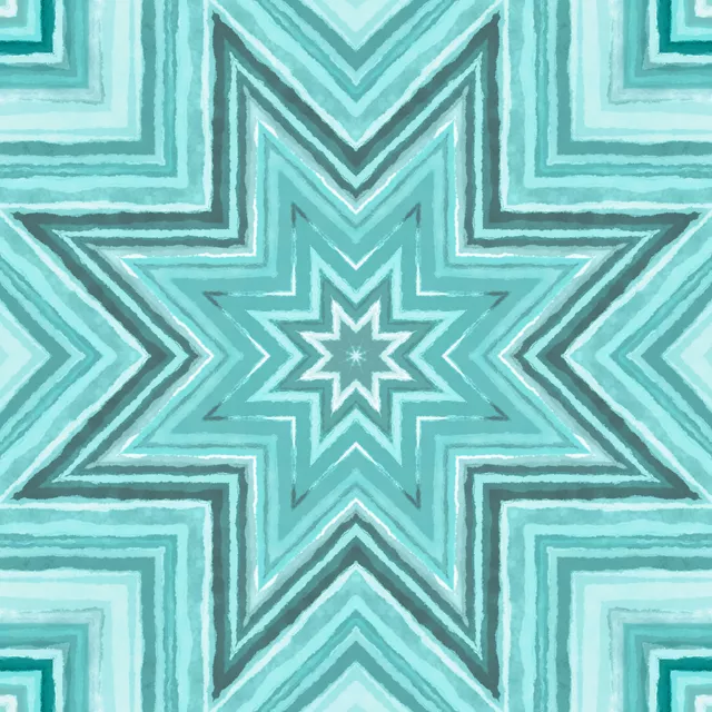Watercolor Stars mint