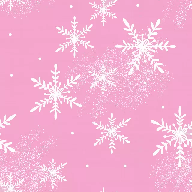 Kissen Let It Snow Pink