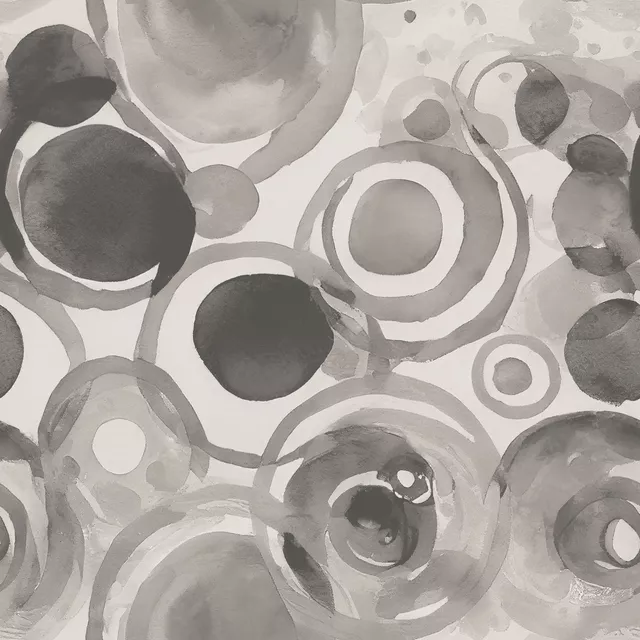 Tischläufer Aquarell Kleckse grau