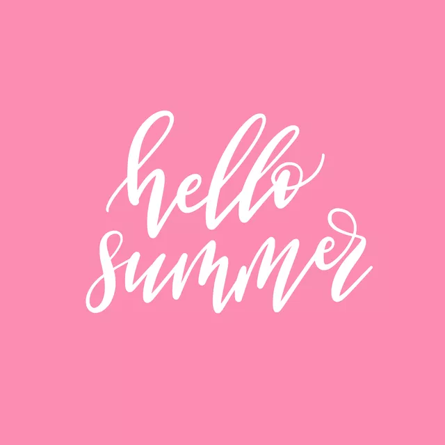 Pink Summer Hello