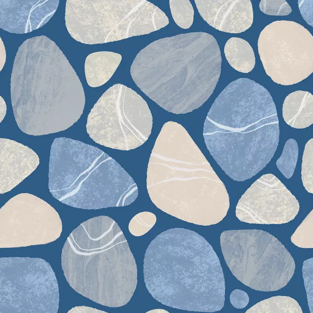 Tischdecke Blue Pebble