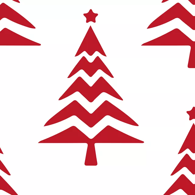 Skandi Weihnacht Weiß Rot