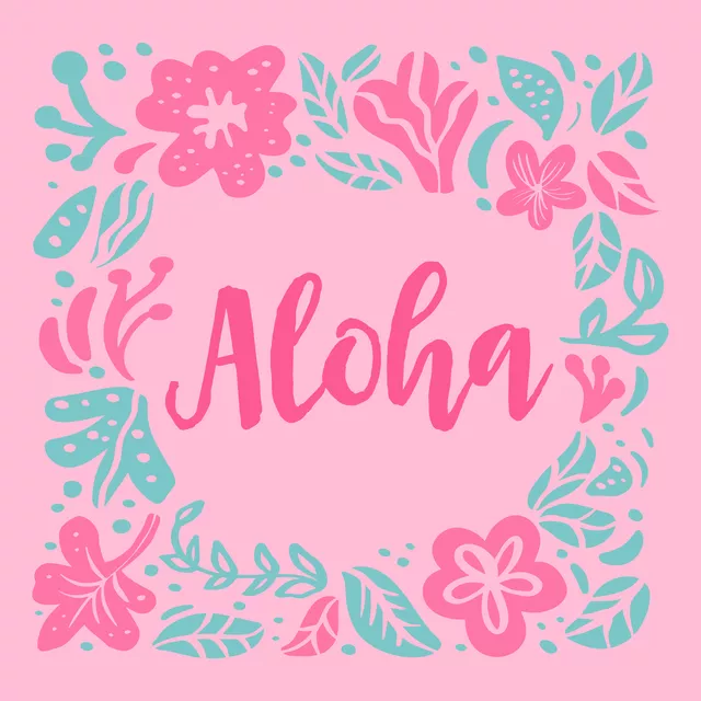 Kissen Pink Summer Aloha