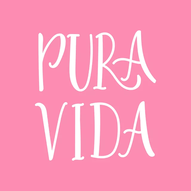 Kissen Pink Summer Pura Vida