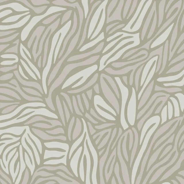 Tischdecke Stylized Foliage Grey Green