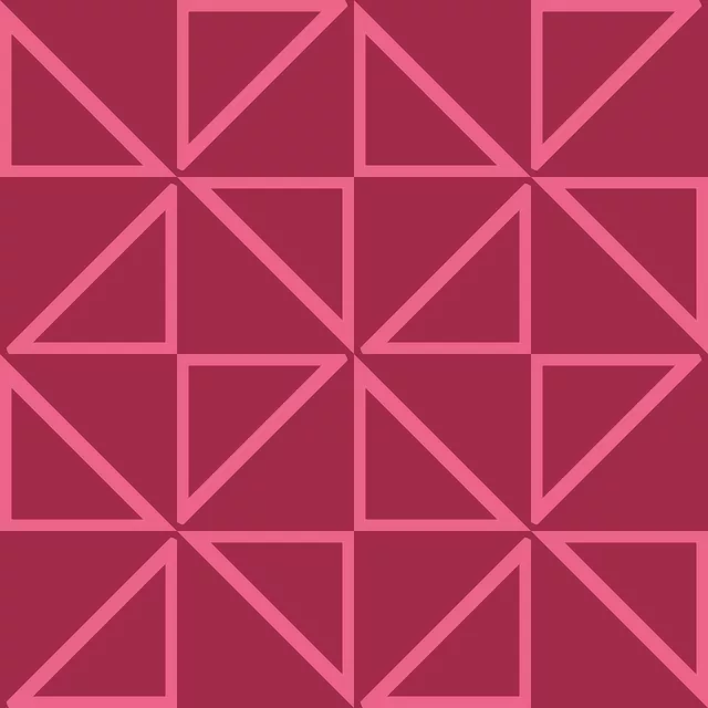 Viva Magenta Triangles