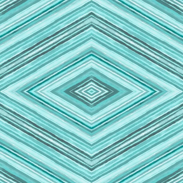 Kissen Watercolor Rhombus Mint
