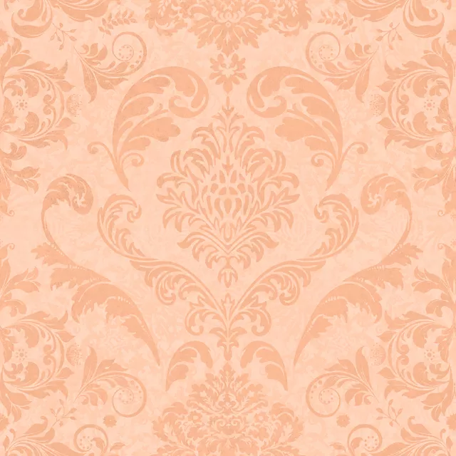 Kissen Vintage Damask Peach Fuzz