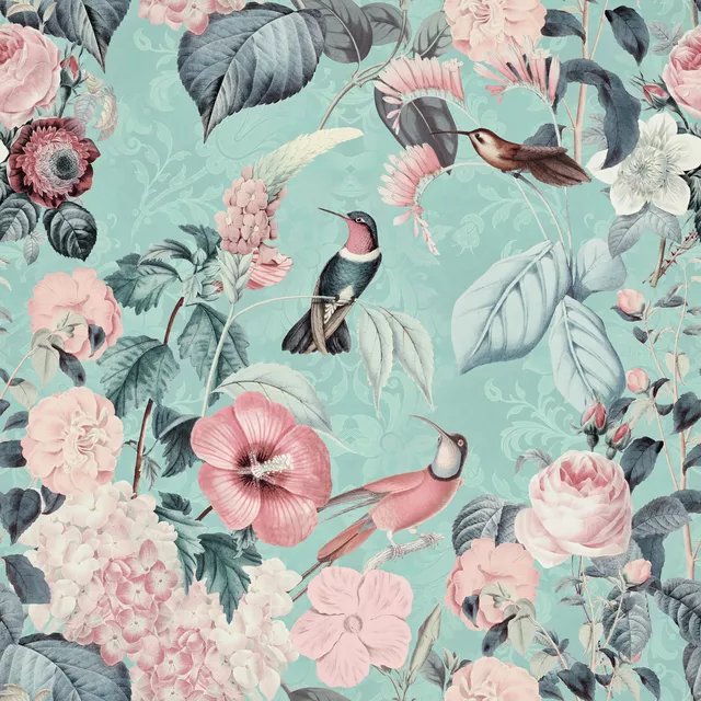 Kissen Kolibri Garten III
