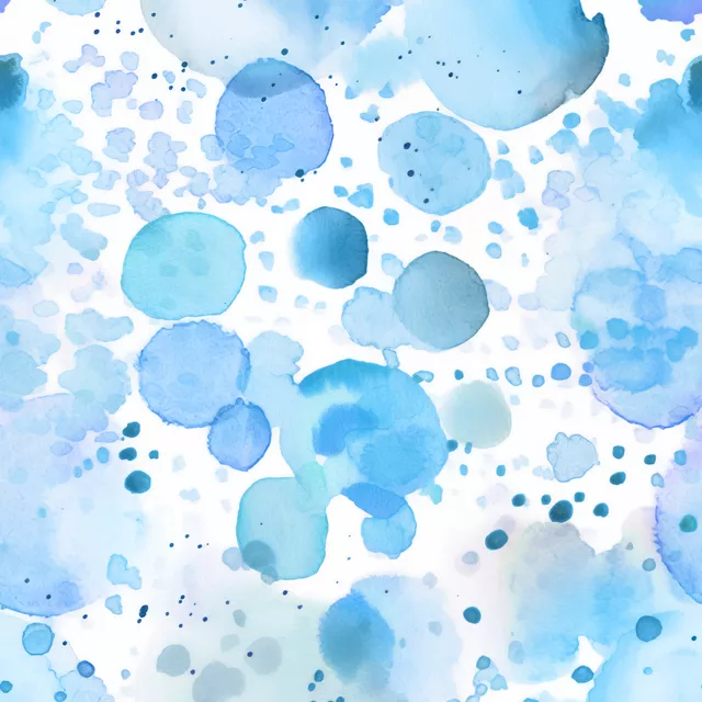Kissen Blue Color Blots