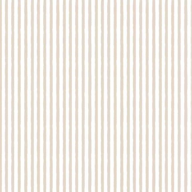 Kissen Streifen weiß-beige