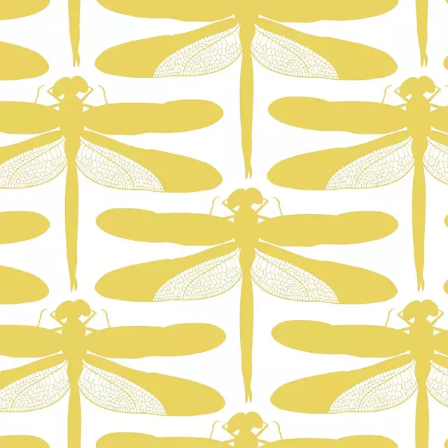 Bankauflage Dragonfly Yellow