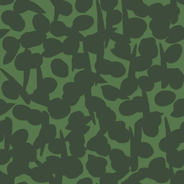 Kissen grüne Beeren