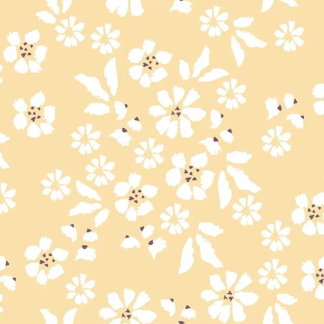Bankauflage Butter Yellow Floral