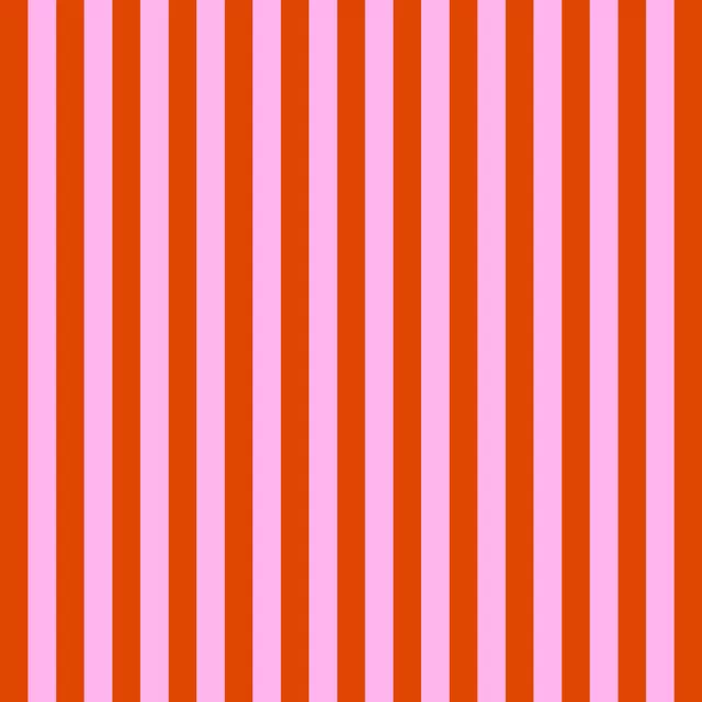 Tischset Blush Tangerine Stripes