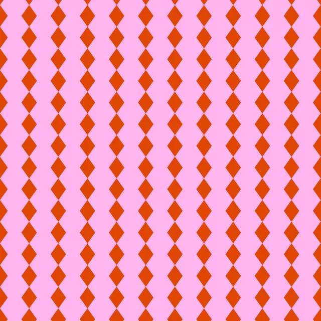 Tischset Blush Tangerine Raute