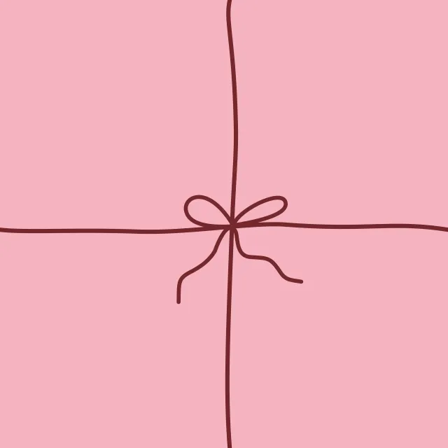 Kissen Christmas joy & love: Geschenk schleife