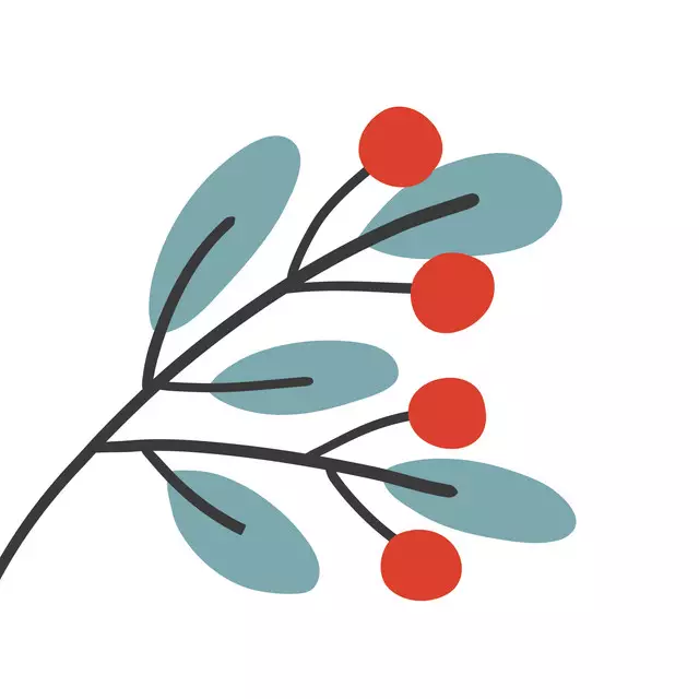 Bankauflage Holy Jolly mistletoe 1