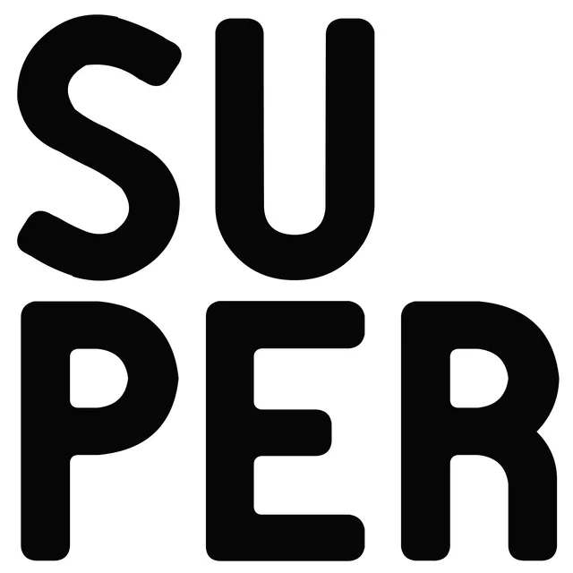 Kissen SUPER HAPPY - Nordic Typo