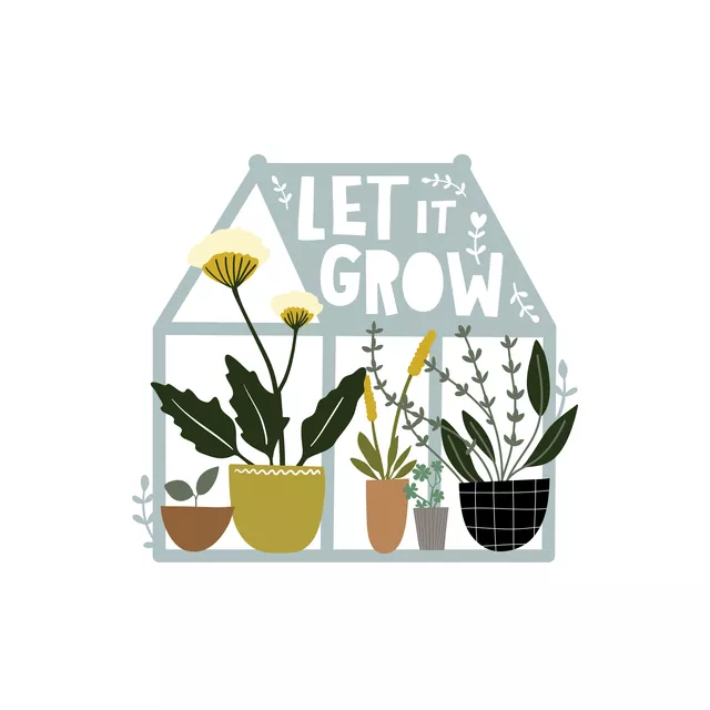 Kissen Let it Grow - Gewächshaus