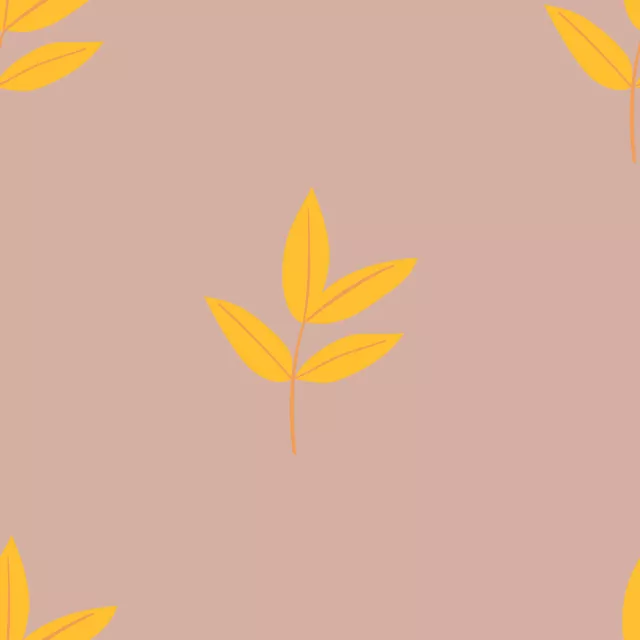 Tischdecke Herbstzauber Blatt - nude