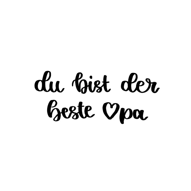 Tischset Du bist der beste Opa