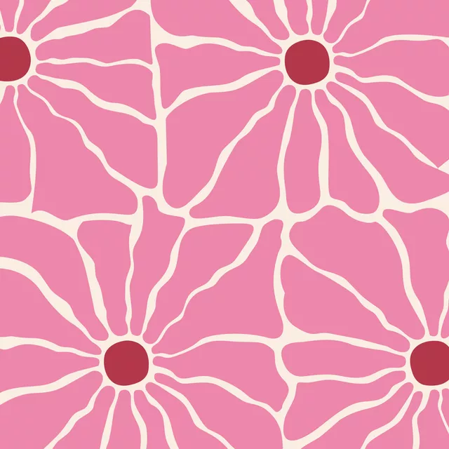 Sommerblumen Muster pink
