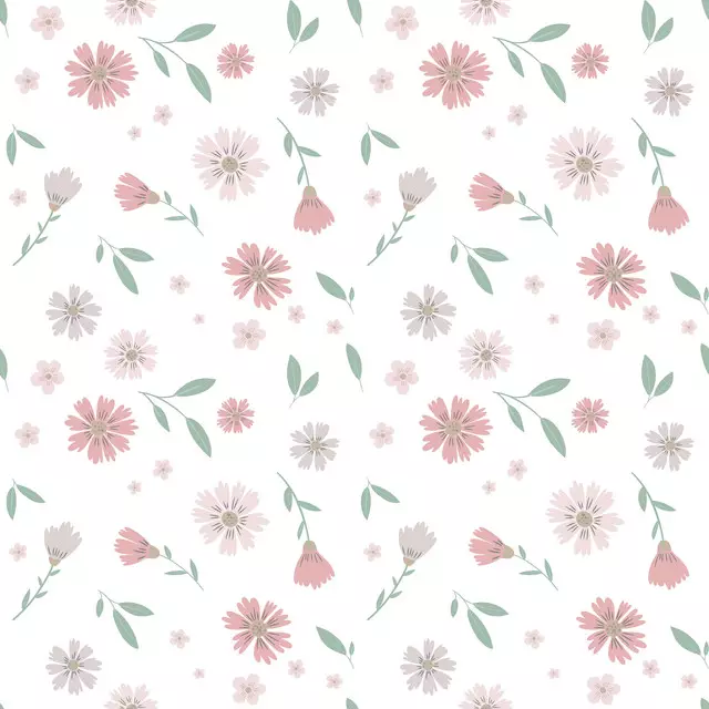 Servietten Blumen aus dem Garten rosé