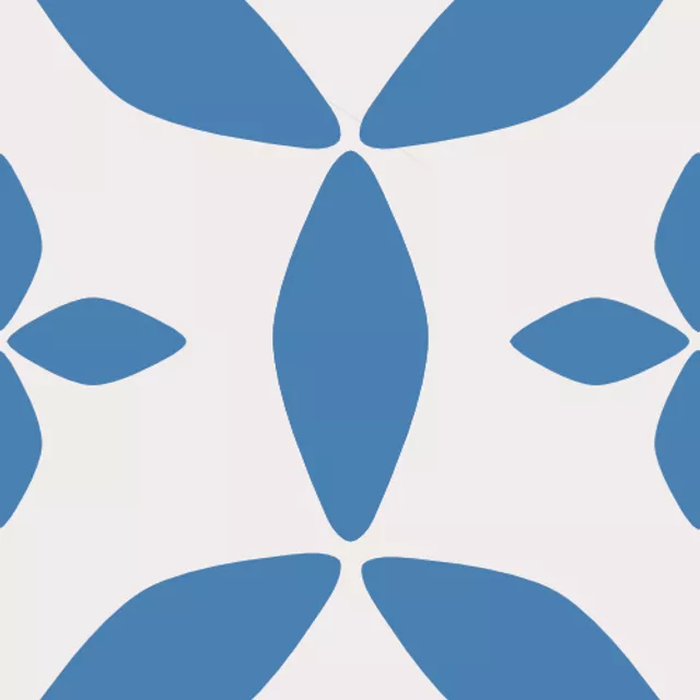 Servietten Blockprint Indigo Muster 8