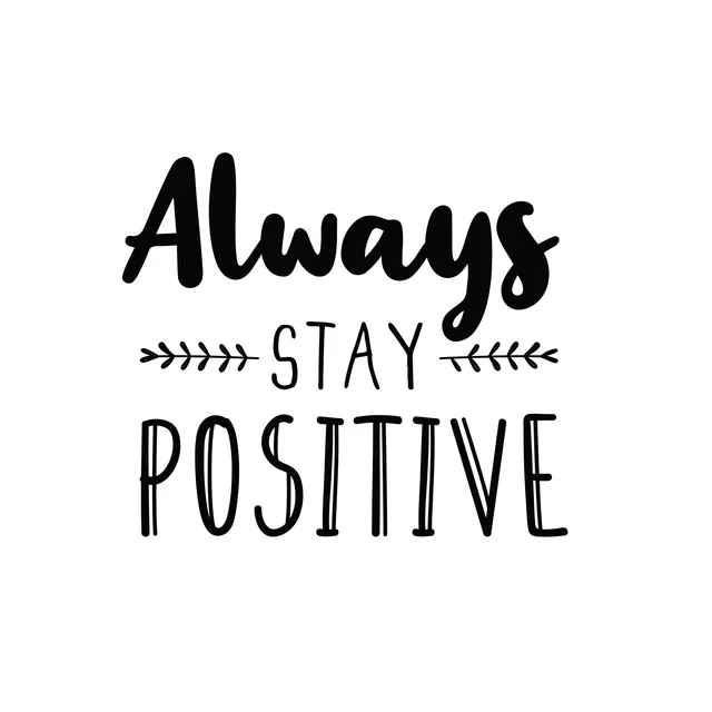 Servietten Always stay positive