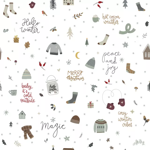 Hello Winter Cozy Kranz