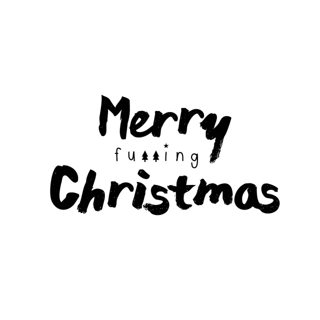 Servietten Merry fu**ing Christmas