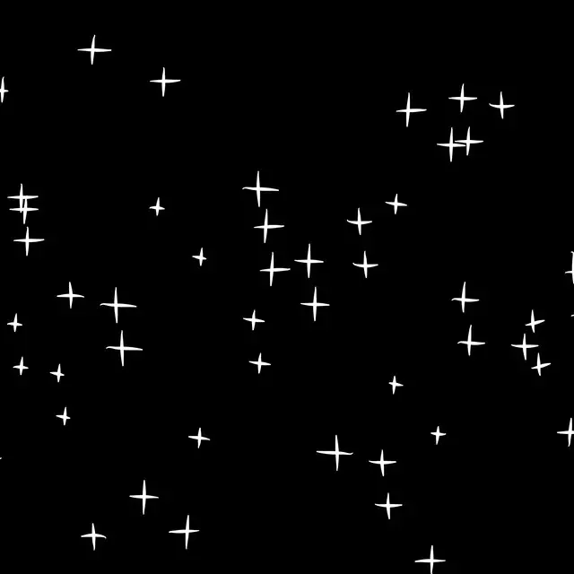 Bettwäsche Stars black