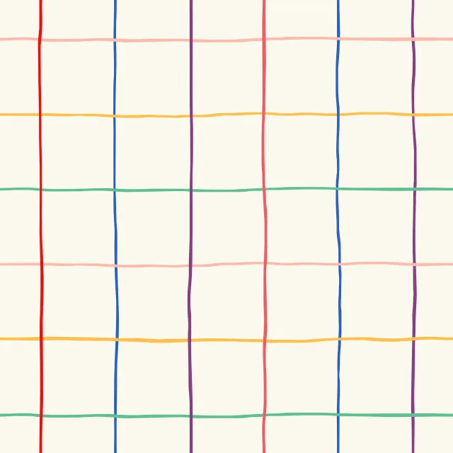 Tischläufer Karo bunt - Magic