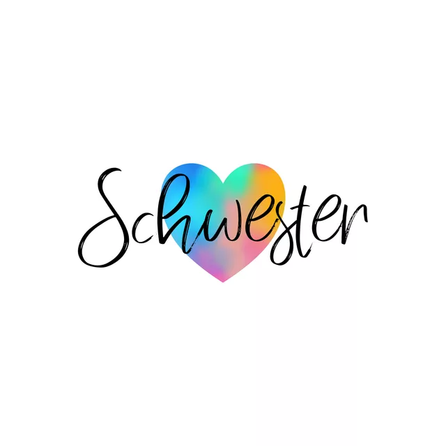 Kissen Schwester Herz