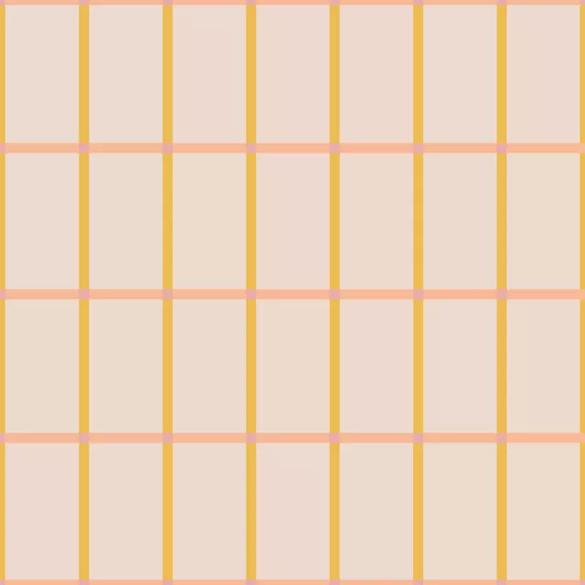 Bankauflage Pastel grid gelb