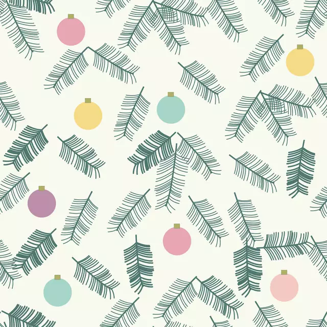 Kissen Weihnachtsbaum Muster